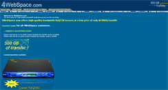 Desktop Screenshot of 4webspace.com
